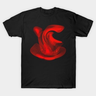 Mushrooms of Fire Abstract T-Shirt